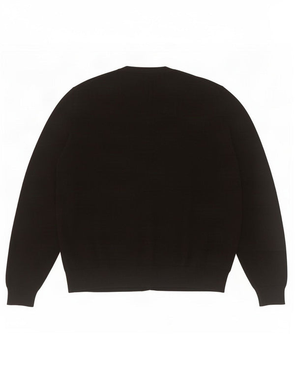 Maglione cardigan da donna Marks & Spencer UK 20 2XL viscosa nera