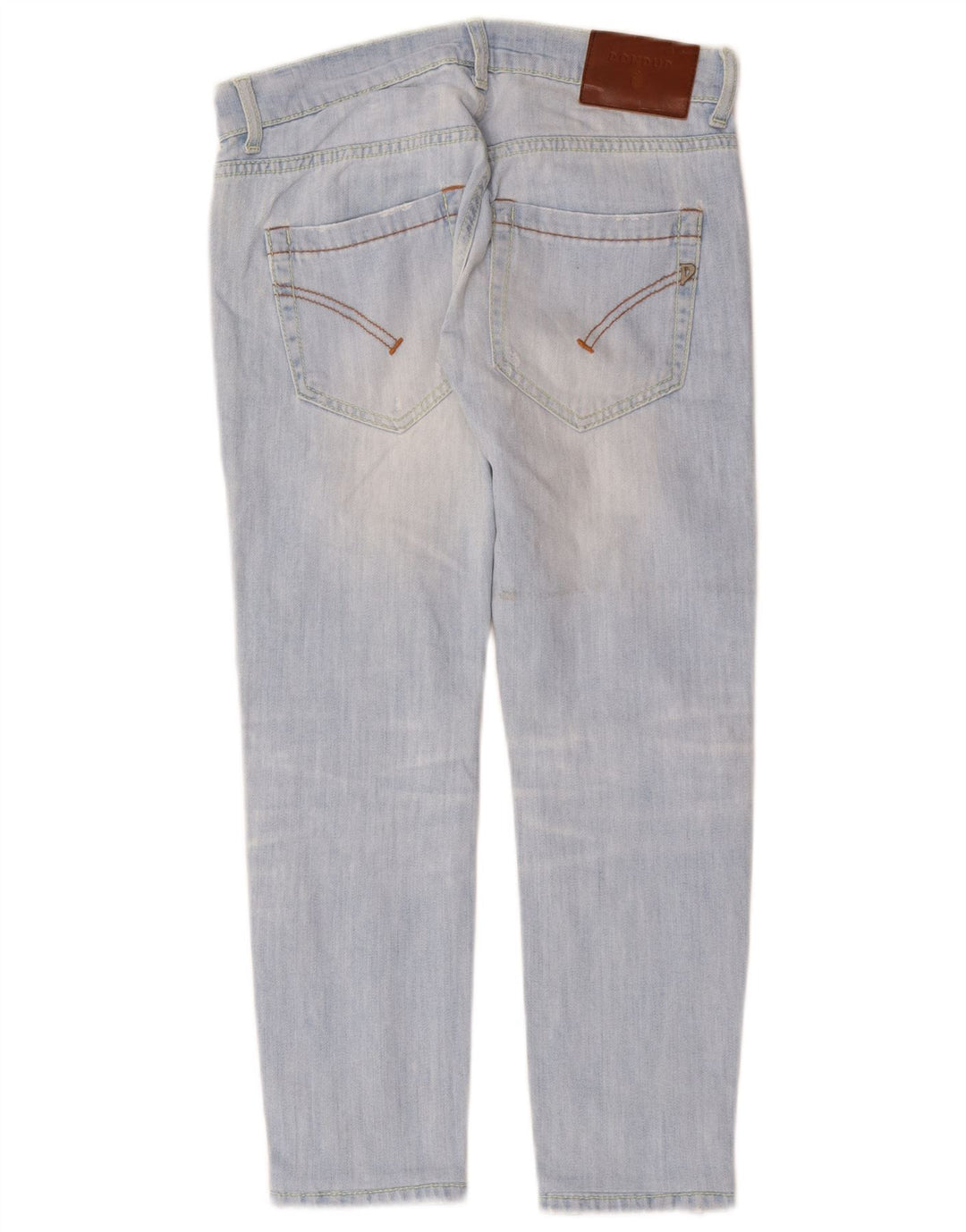 Dondup Jeans slim effetto consumato da donna W26 L25 cotone blu