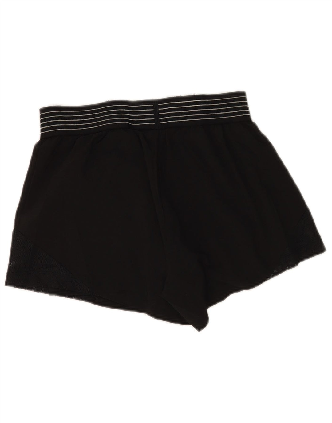 Nike Womens Dri Fit Sport Shorts UK 8 Small Black Polyester