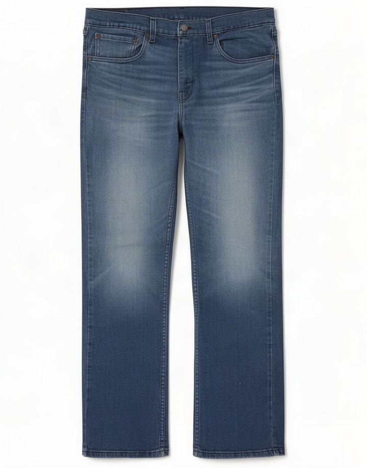 Levi's Mens 527 Bootcut Jeans W36 L32 Bleu Coton