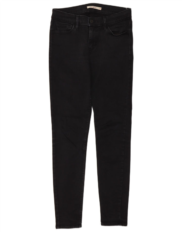 Levi's Womens 710 Super Skinny Jeans W29 L28 Black