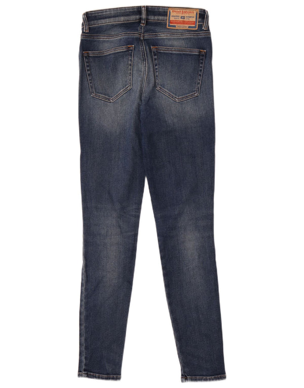 Diesel Damen Skinny Jeans W26 L30 Blaue Baumwolle