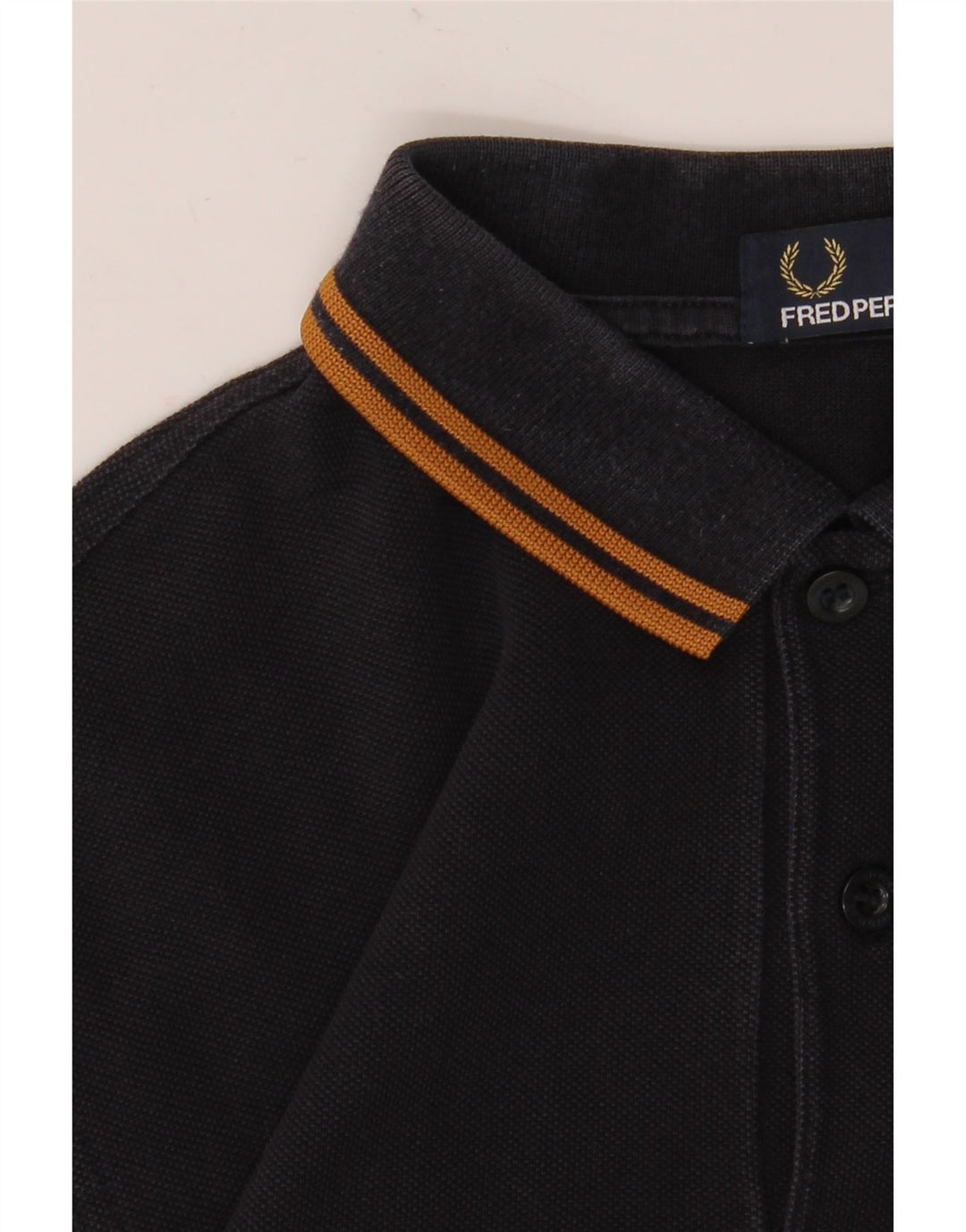 Fred Perry Herren-Poloshirt, mittelmarineblaue Baumwolle