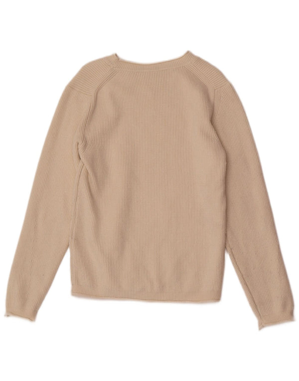 North Sails Jersey con Cuello Redondo para Mujer UK 10 Small Viscosa Beige