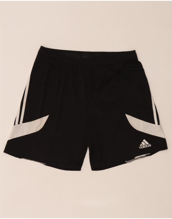 Adidas Herre Climalite Sportshorts Large Black Colourblock Polyester