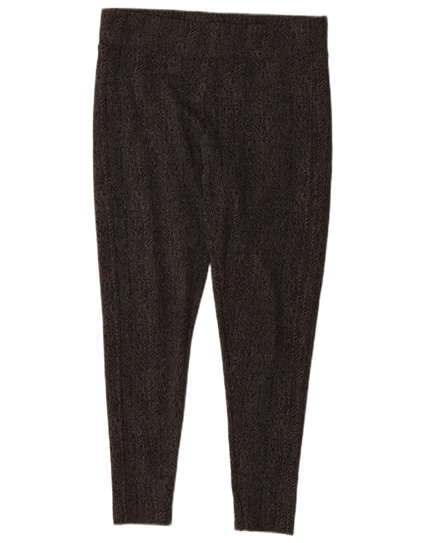 Leggings pentru damă Marks & Spencer UK 12 Medium Gri din poliester Herringbone