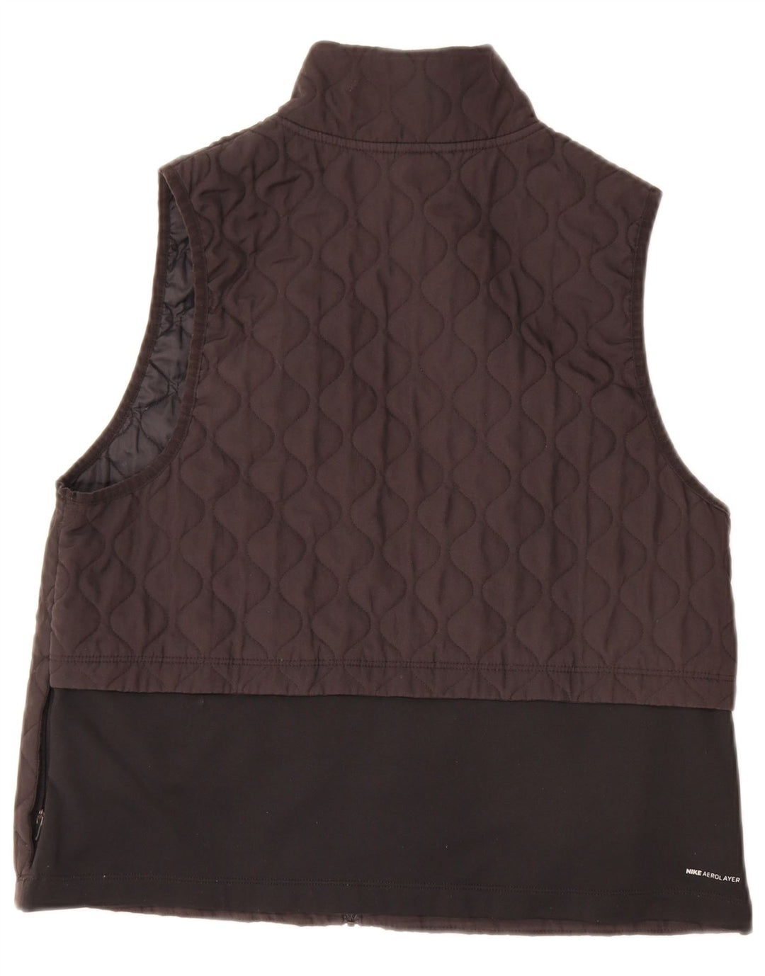 Gilet trapuntato da donna Nike UK 16 grande poliestere nero