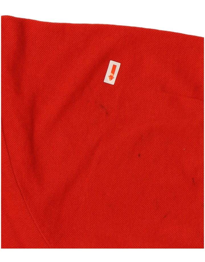 Asics Herren Poloshirt 3XL Rote Baumwolle