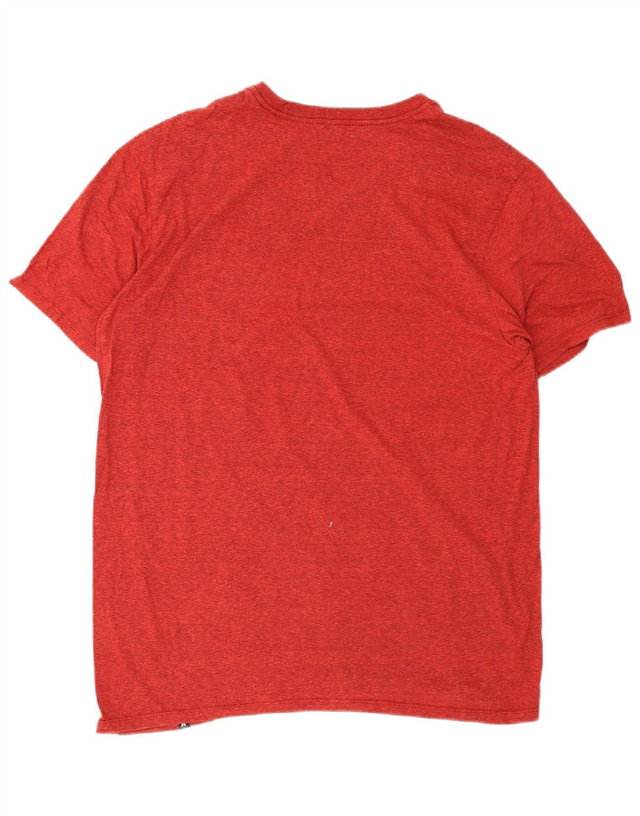 T-shirt męski Hurley, duży, czerwony, nakrapiany poliester
