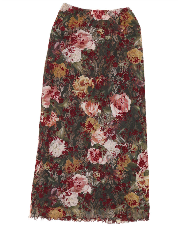 Urban Outfitters Womens Maxi Skirt Small W26 Multicoloured Floral Polyester