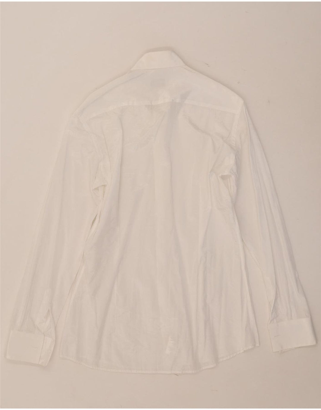 Carlo Pignatelli Mens Shirt Size 38 15 Medium White Polyester