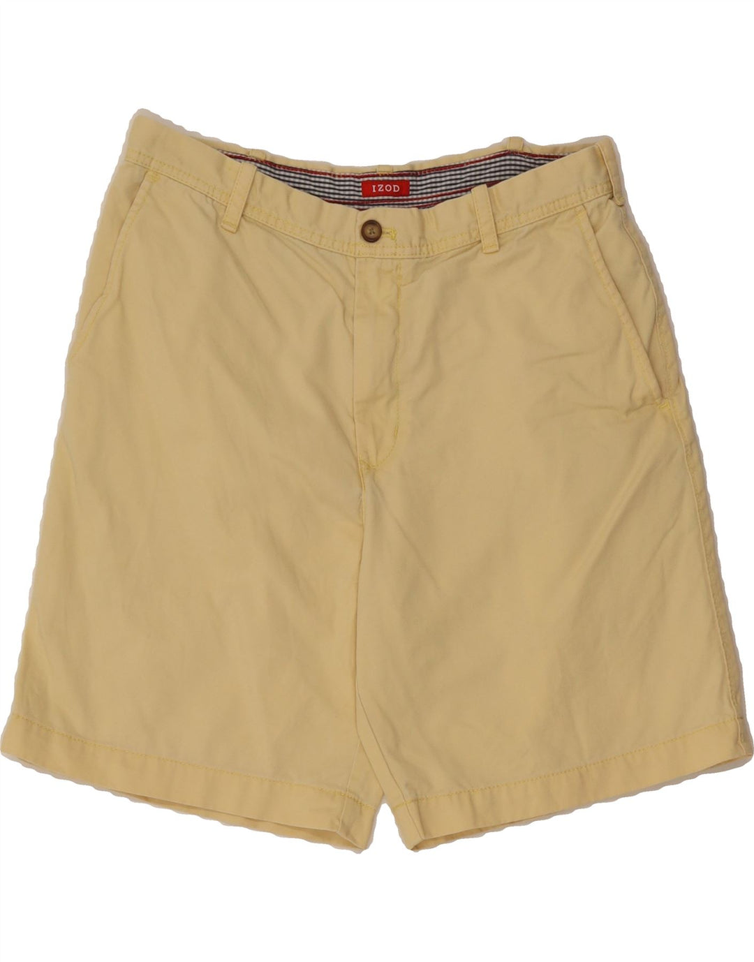 IZOD Mens Chino Shorts W33 Medium Yellow Cotton Vintage Izod and Second-Hand Izod from Messina Hembry 