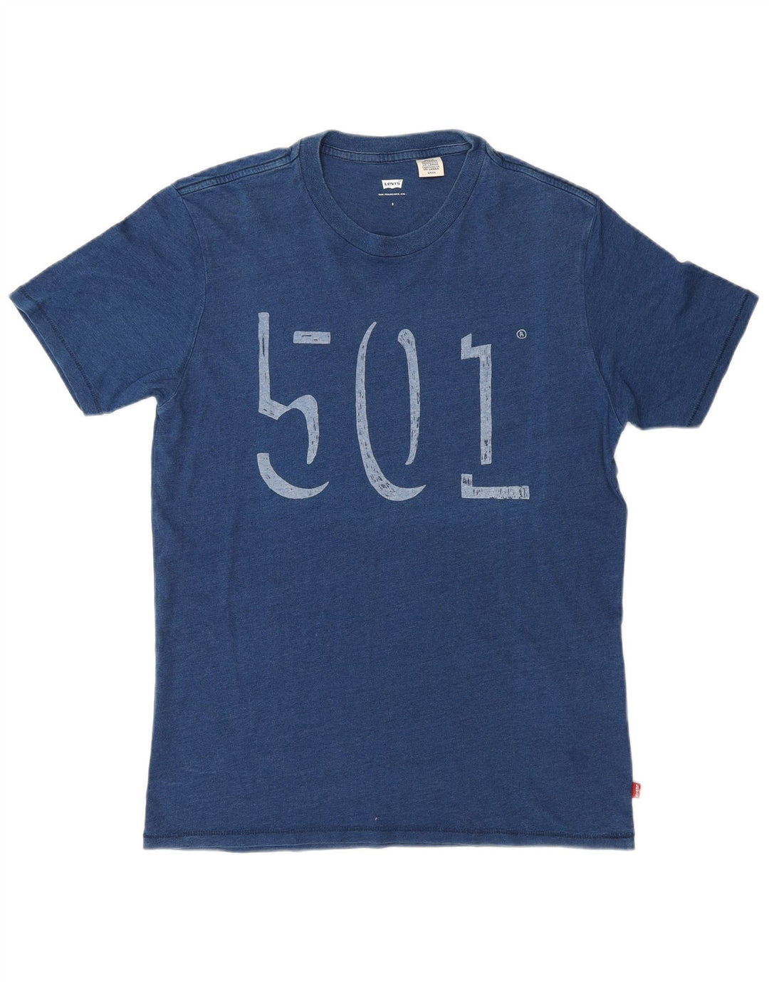 Levi's Herren-T-Shirt mit Grafik, Größe S, Blau, Baumwolle