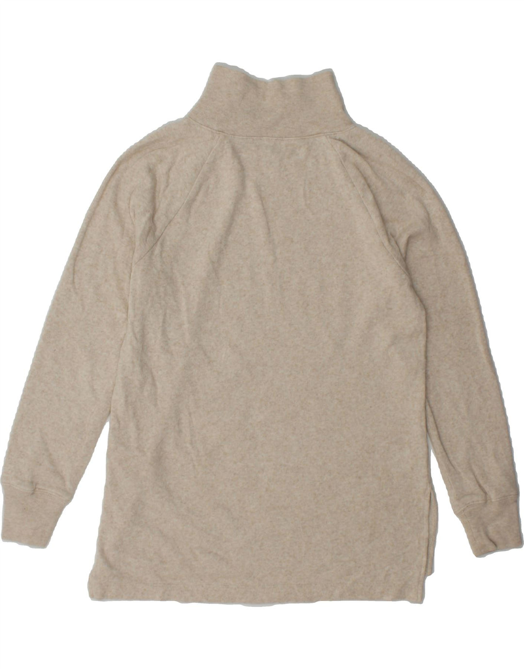 J. CREW Womens Oversized Button Neck Sweatshirt Jumper UK 2 2XS Grey Vintage J. Crew and Second-Hand J. Crew from Messina Hembry 