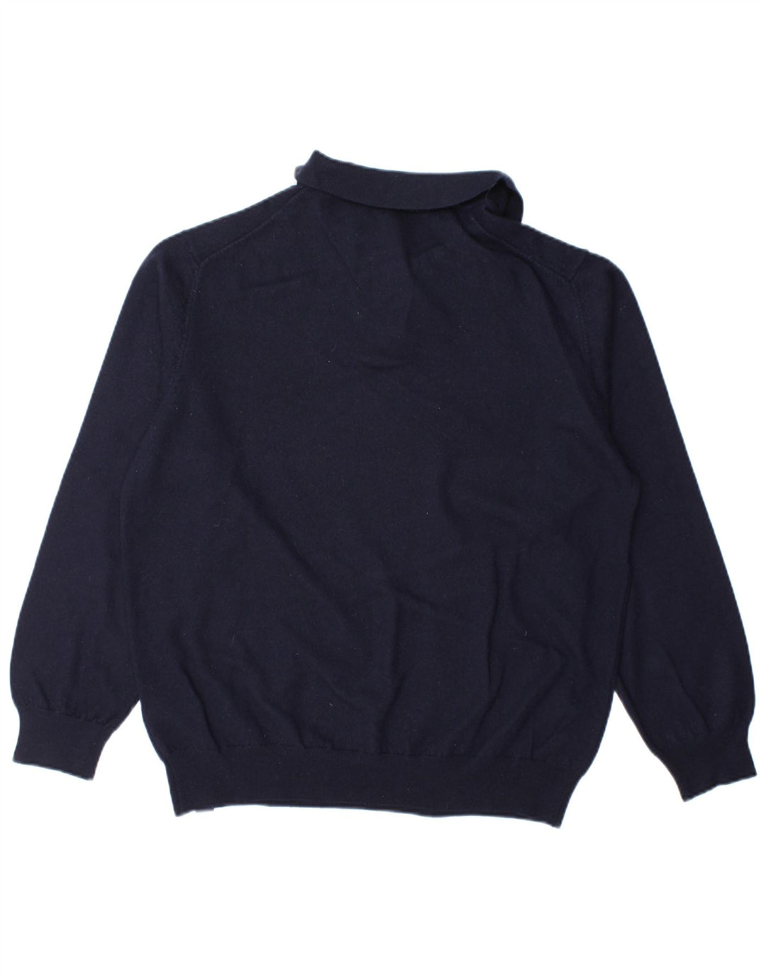 North Sails Mens Polo Neck Jumper Sweater XL Navy Blue Wool