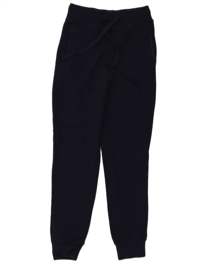 Converse Womens Tracksuit Trousers Joggers Small Navy Blue Cotton