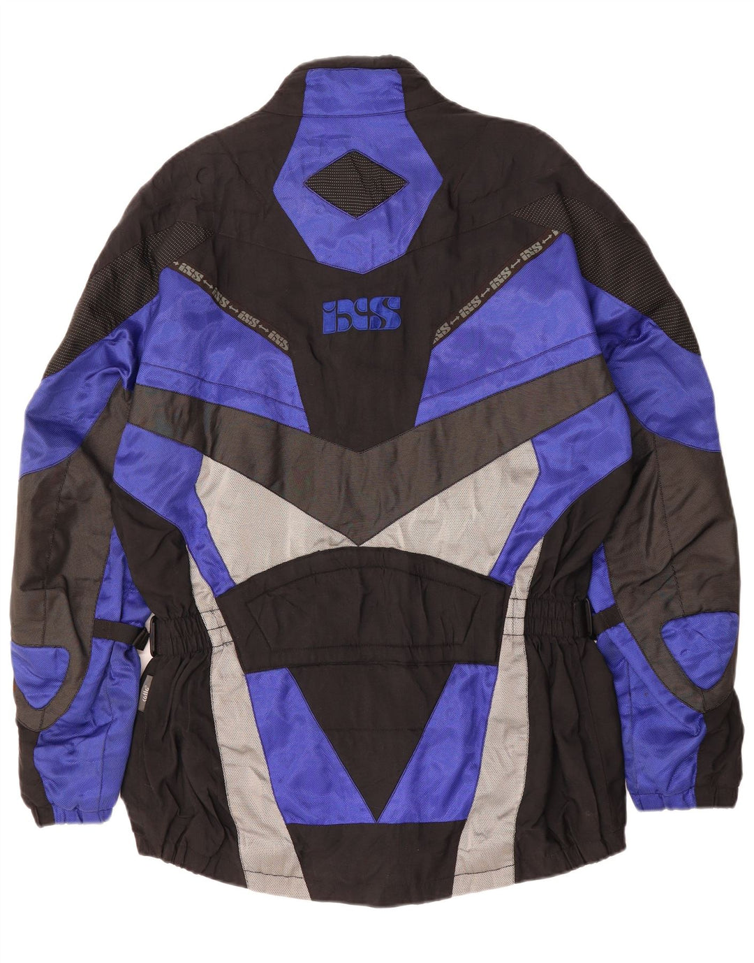 IXS Mens Racer Jacket UK 42 XL Black Colourblock