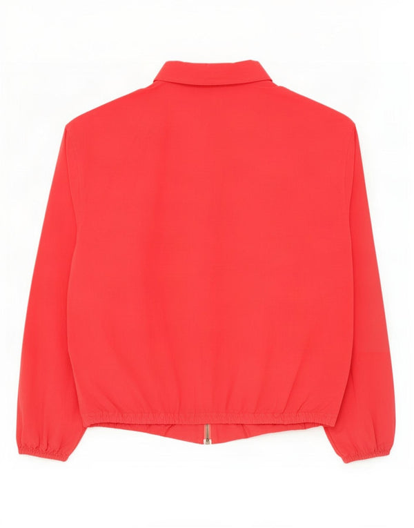 Vintage Mens Bomber Jacket UK 42 XL Red Cotton