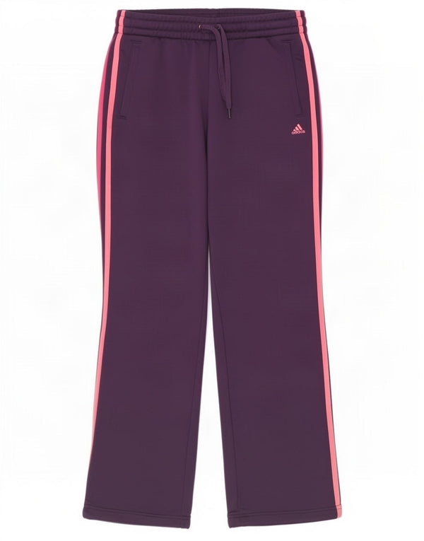 Adidas Pantalon de survêtement pour femme UK 8/10 Petit Violet Polyester