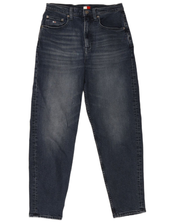 Tommy Hilfiger Womens Mom Ultra High-Rise Tapered Jeans W29 L28 Blue