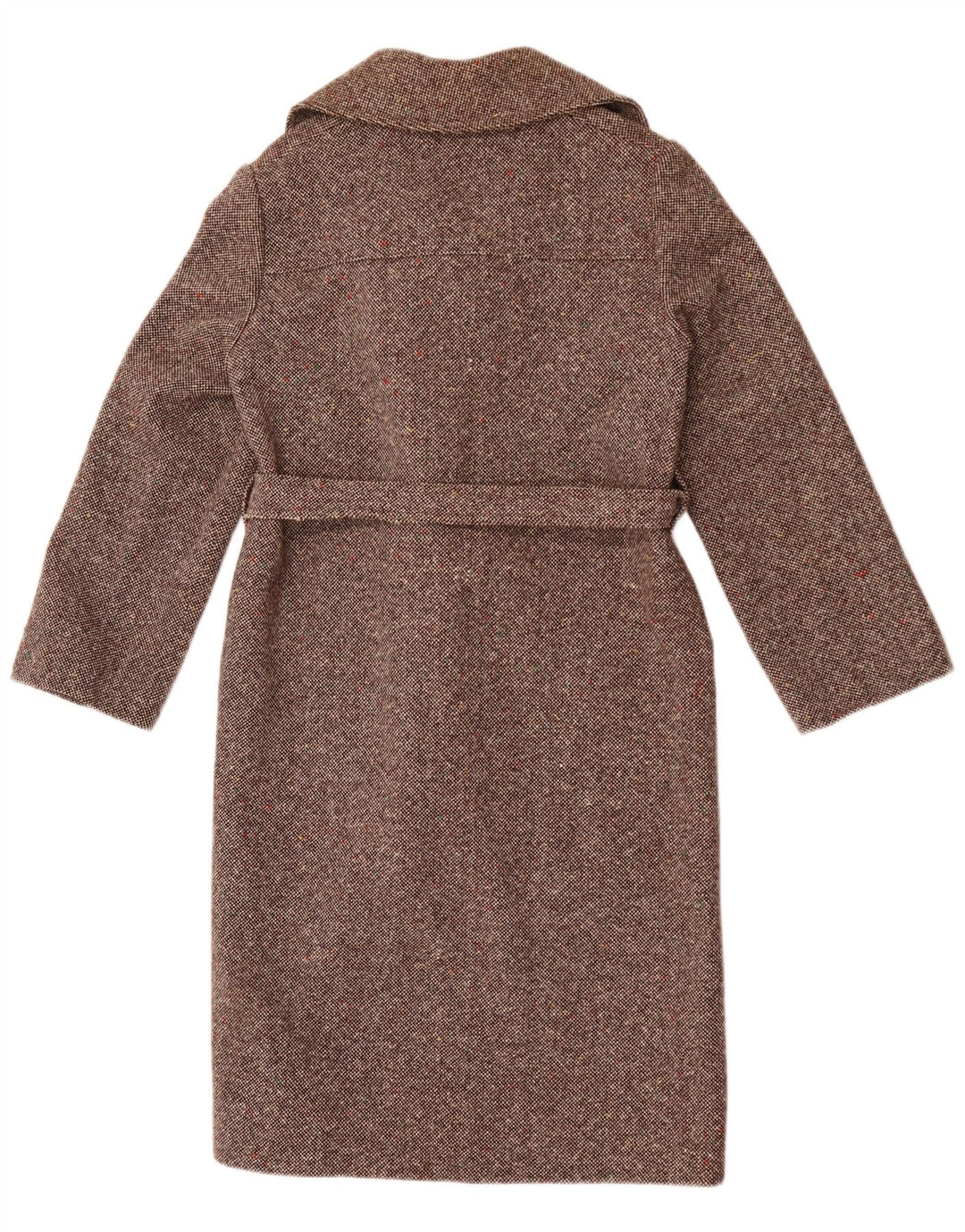 Vintage overfrakke til kvinder IT 42 Medium Brun Flecked