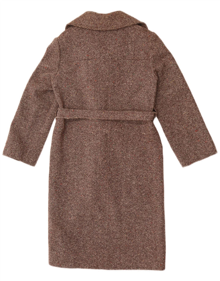 Vintage overfrakke til kvinder IT 42 Medium Brun Flecked