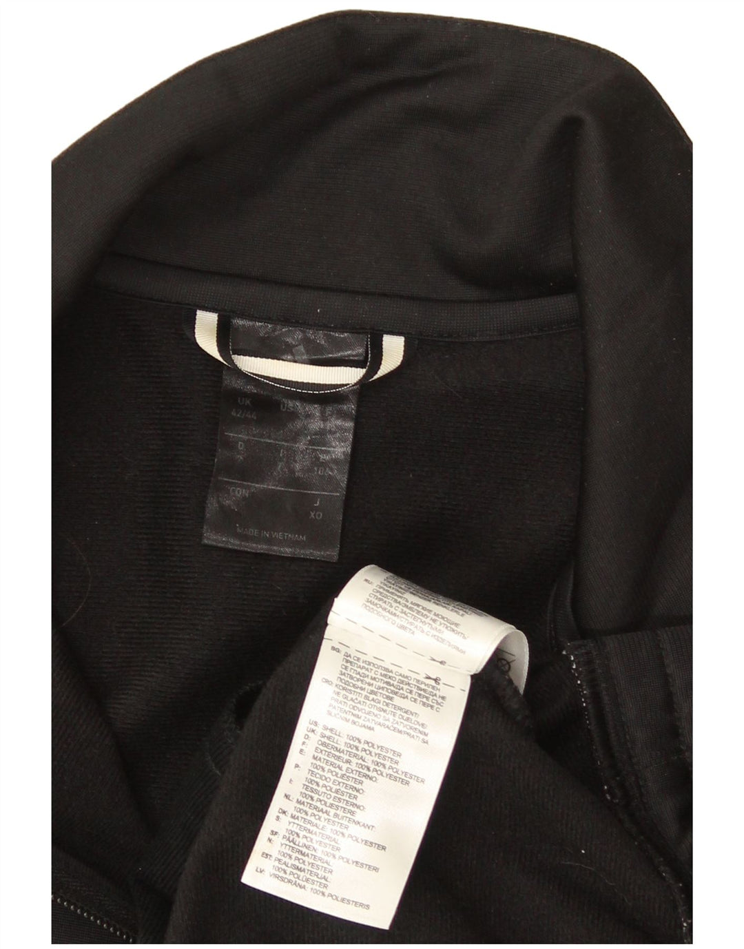 Jachetă de trening pentru bărbați Adidas UK 42/44 Poliester negru mare