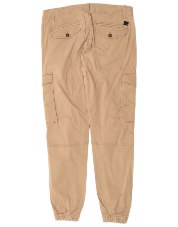 Jack & Jones Herre Paul Tapered Joggers Cargo Bukser W30 L26 Beige Bomuld