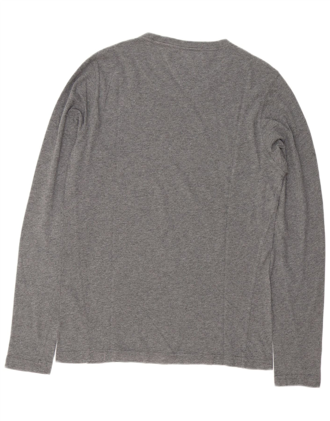 Tommy Hilfiger Herre Grafisk Top Langærmet Lille Grå Flecked Bomuld