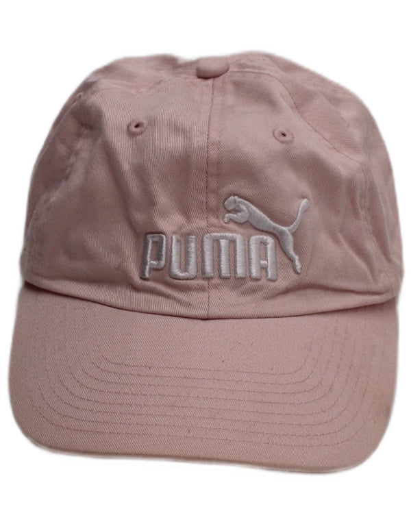 Dziewczęca czapka z daszkiem Puma z grafiką, jeden rozmiar, różowa, bawełniana