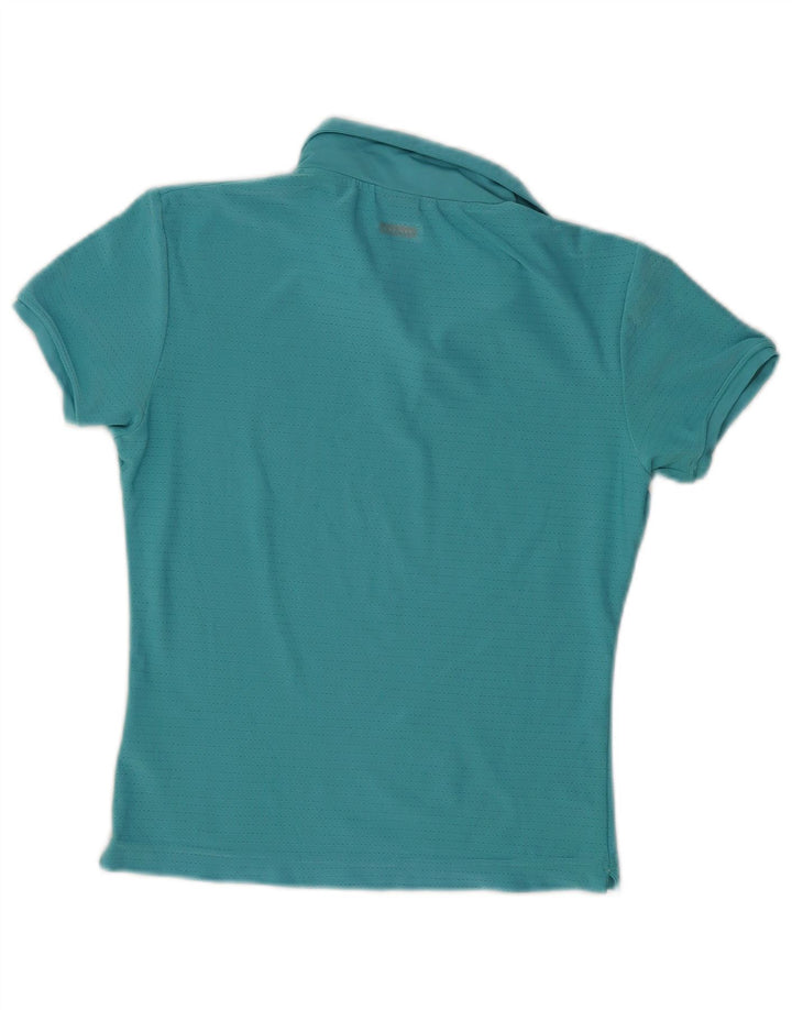 Polo Nike Da Donna Dri Fit UK 10 Small Turchese Poliestere
