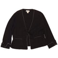 BARBARA Womens Cardigan Top UK 18 XL Black Acetate