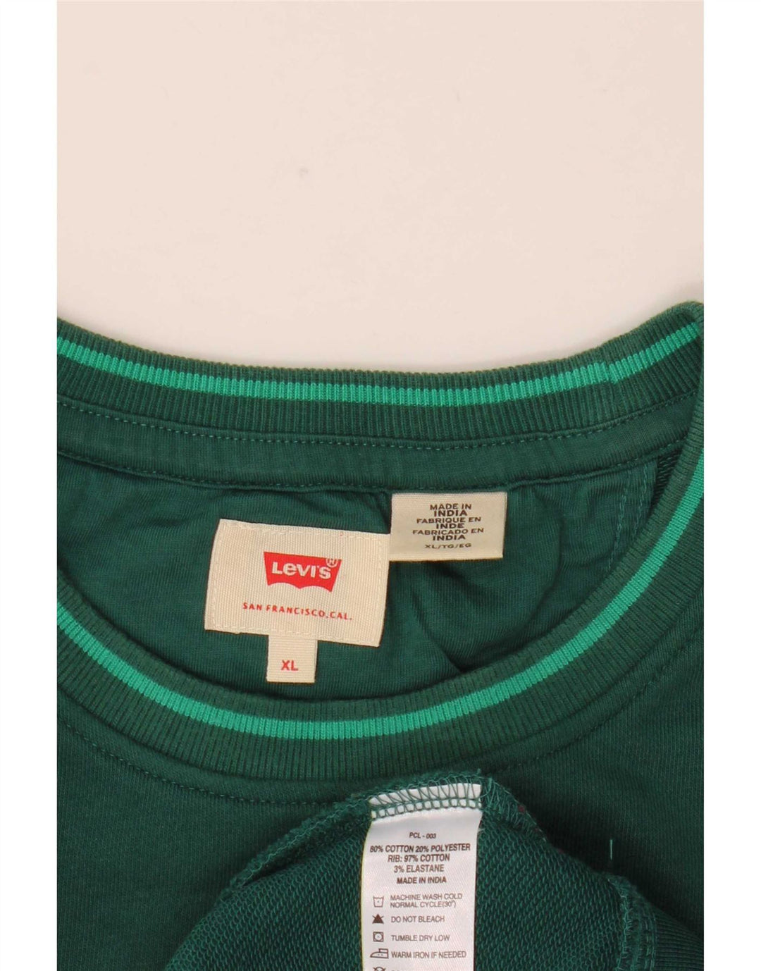 Ανδρικό φούτερ Levi's Jumper XL Πράσινο βαμβακερό