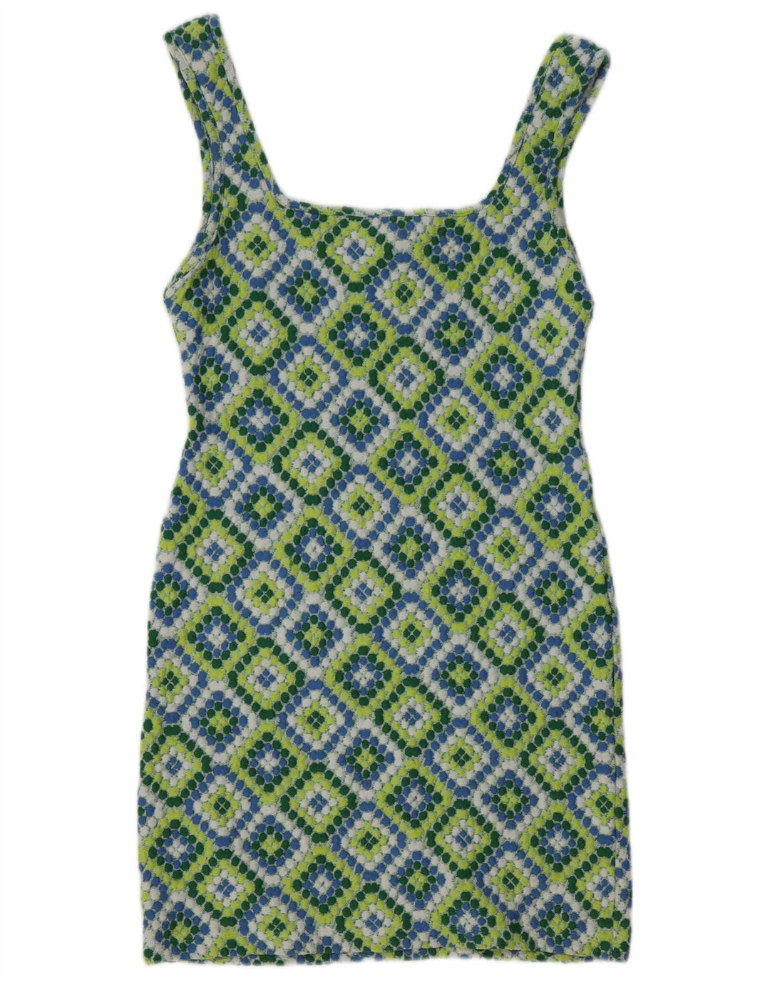 Topshop Womens Sundress UK 12 Medium Multicoloured Ikat Polyester