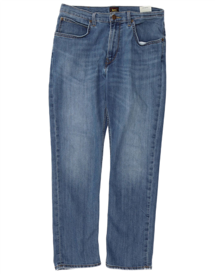 Lee Mens Brooklyn Straight Straight Jeans W33 L30 Blue
