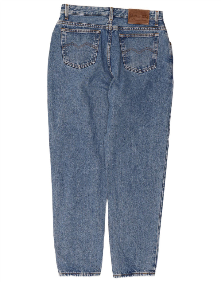 MAVERICK Mens Pearl Tapered Jeans W34 L29 Blue