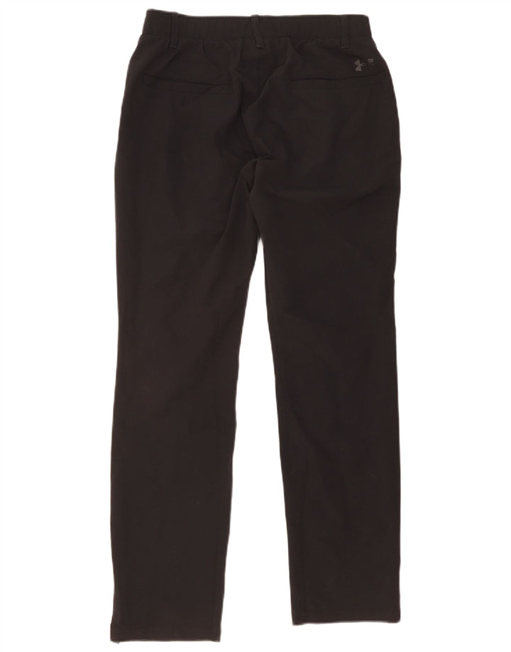 Under Armour Womens Cold Gear Slim Chino Trousers W30 L30 Black Polyester