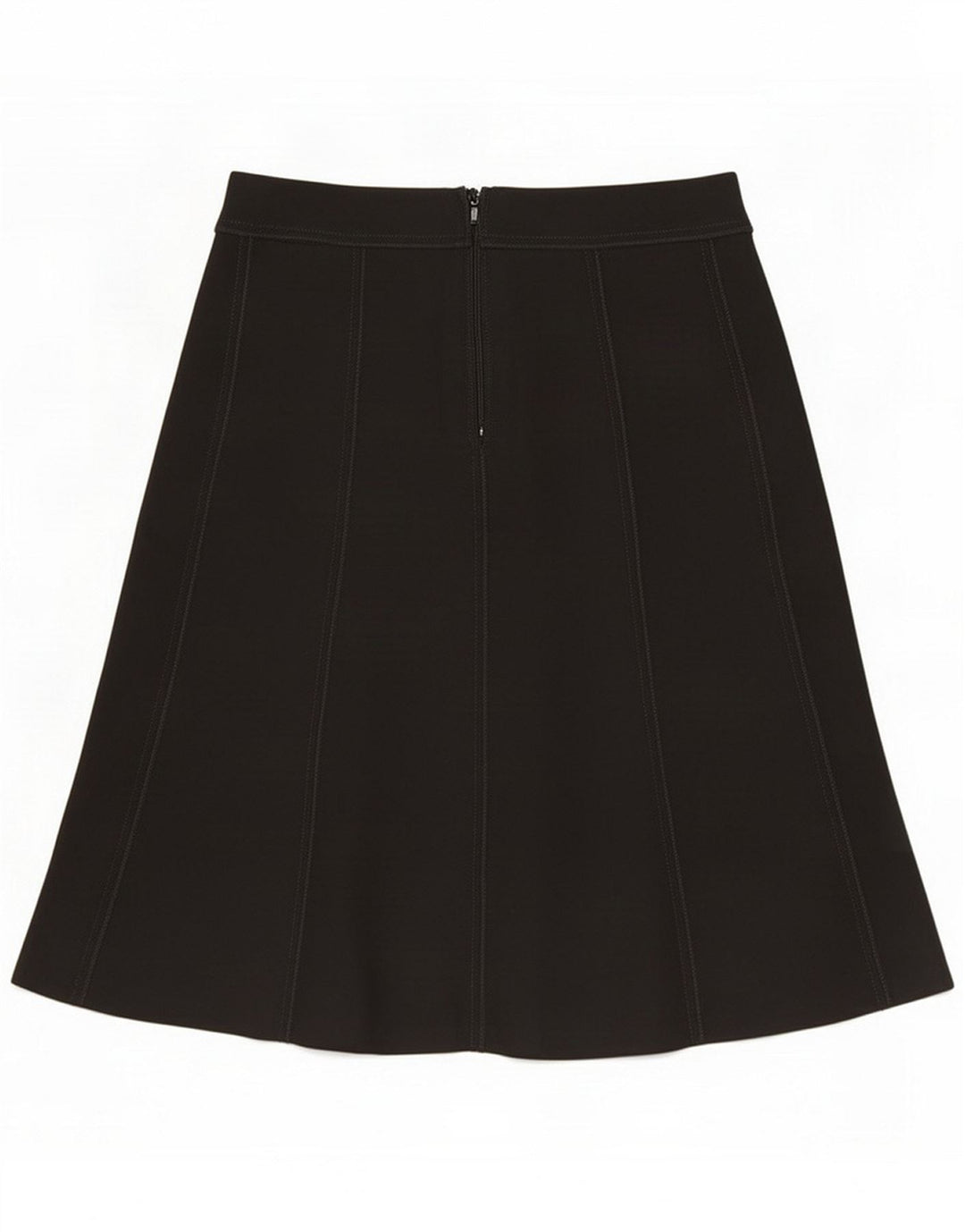 Gonna svasata da donna Luisa Spagnoli IT 44 Media W30 Poliestere nero