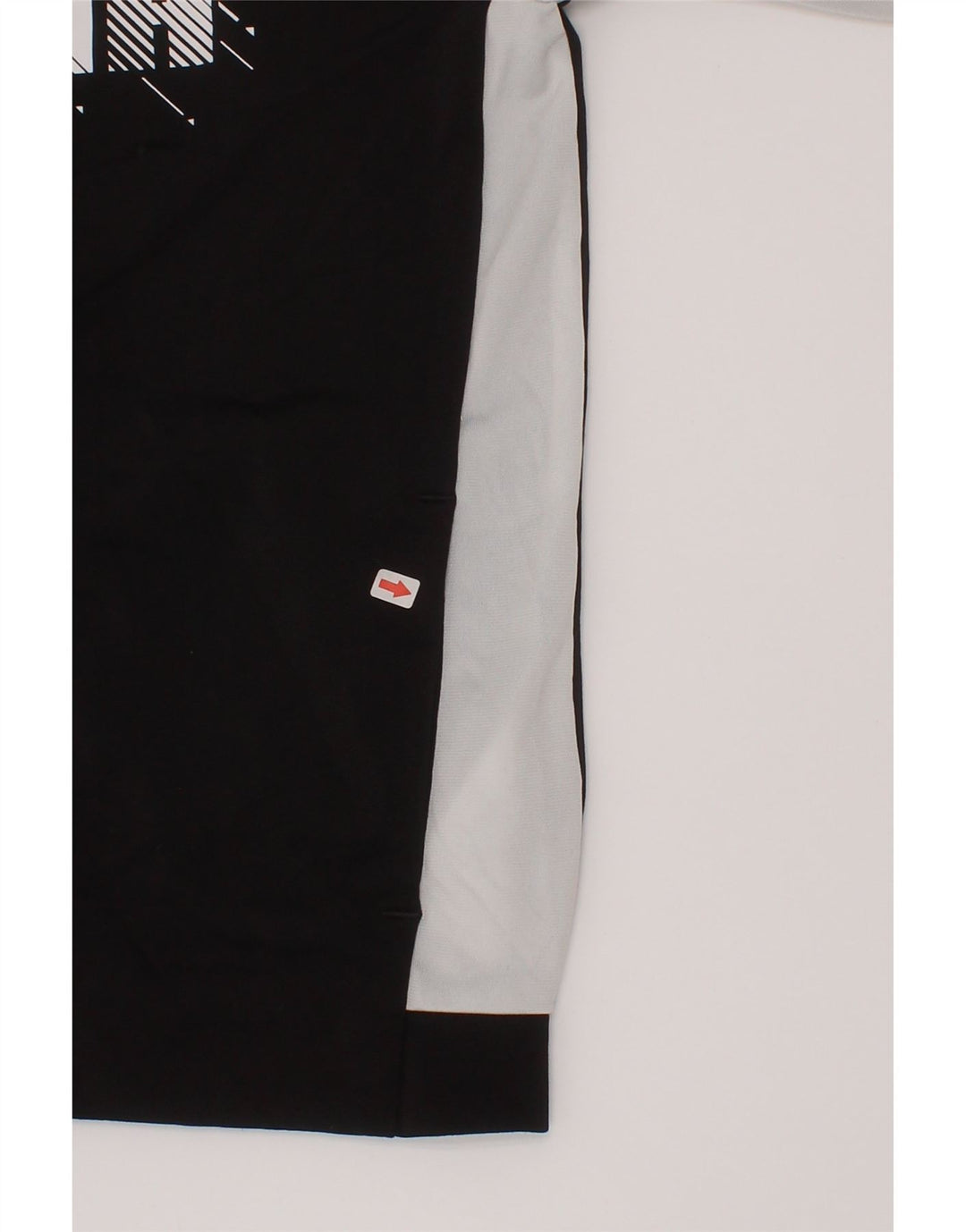 Puma Boys Graphic Tracksuit Top Jacket 7-8 Years Black Colourblock