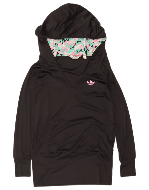 Adidas Pull à capuche pour femme EU 38 Medium Noir Polyester