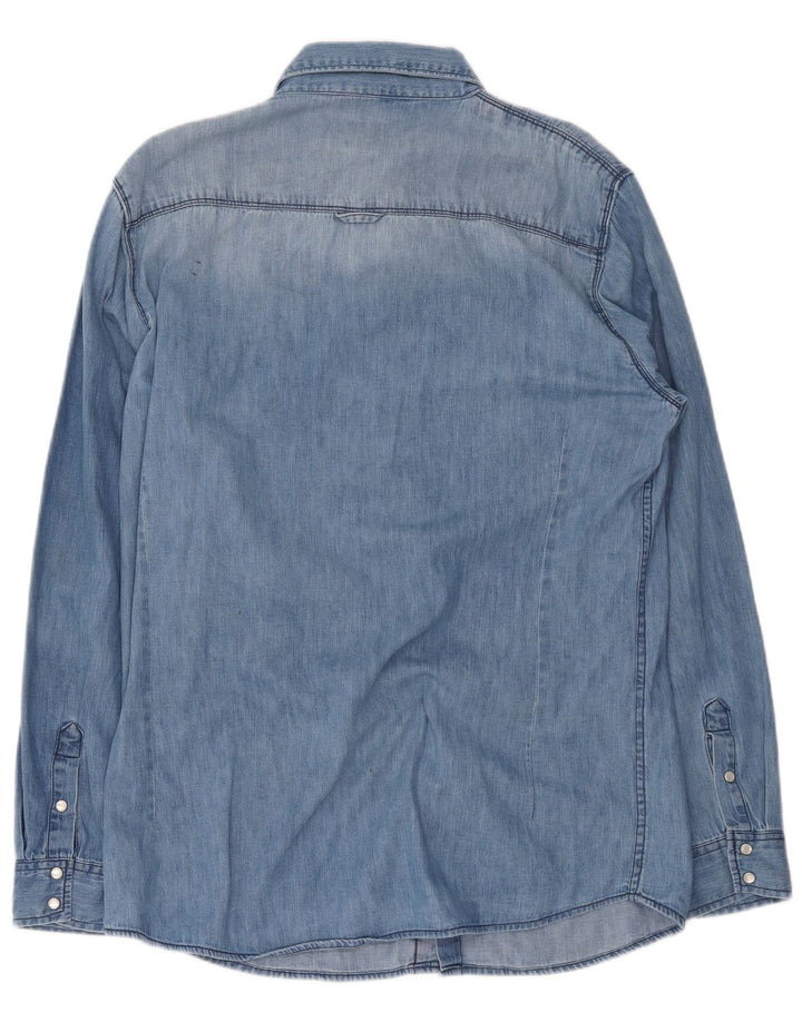 Bench Chemise En Jean Homme XL Bleu Coton
