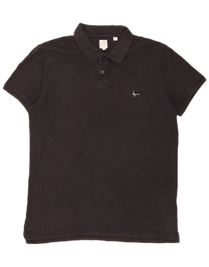 Jack Wills herre poloshirt stor sort bomuld