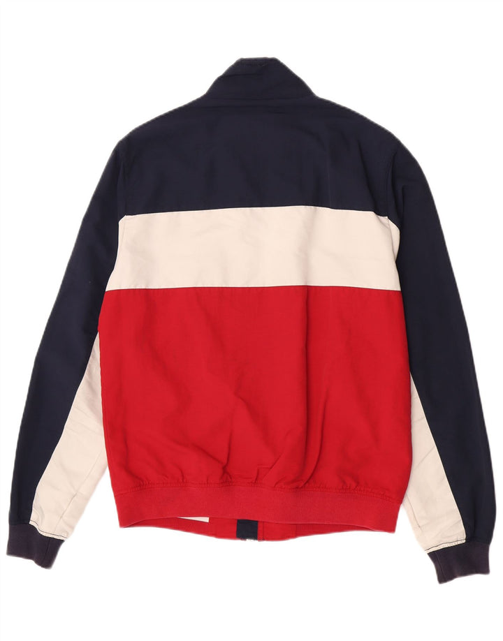 Męska kurtka bomberka Tommy Hilfiger UK 38, średnia, wielobarwna, z blokami kolorów