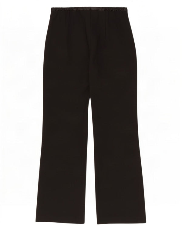 Marks & Spencer Womens Straight Suit Trousers UK 12 Medium W28 L30 Black