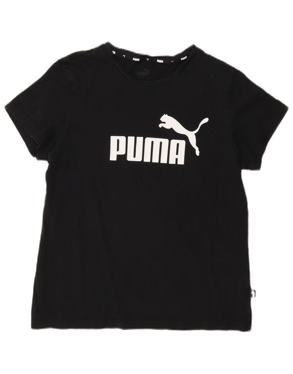 T-shirt grafica da donna Puma UK 14 media nera