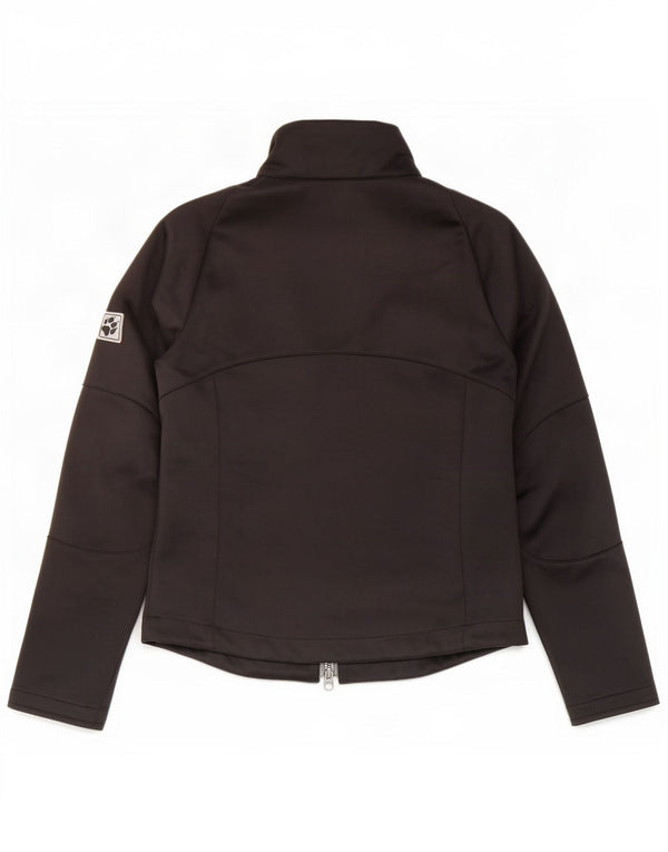 Jack Wolfskin ženska gornja jakna trenirke UK 8 XS crni cvjetni poliester