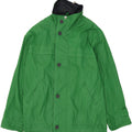 Vintage Herren-Utility-Jacke mit Kapuze, UK 42 XL, grünes Polyester