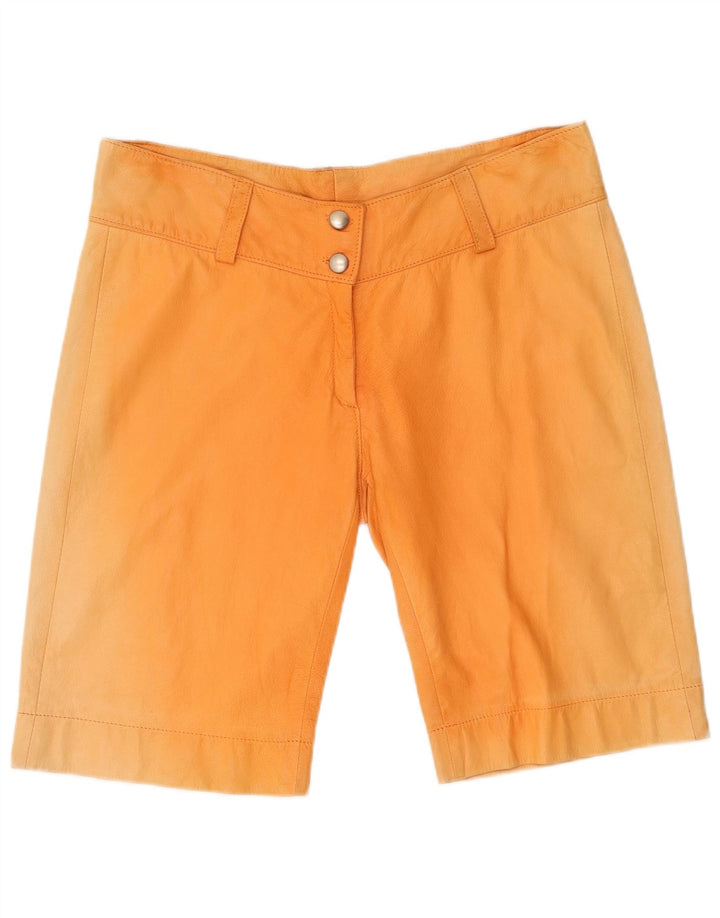 Coconuda Womens Casual Shorts IT 46 Large W36 Orange Tie Dye