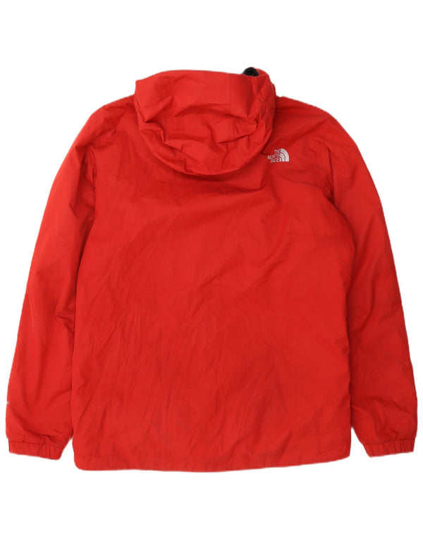 The North Face Herre Hooded Windbreaker Jacket UK 38 Medium Rød Polyester