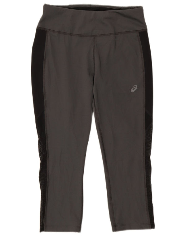 Leggings Asics Capri da donna UK 12 Colorblock grigio medio